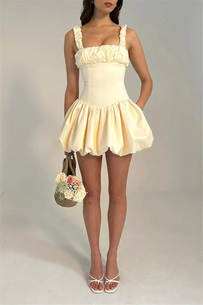 Jasmine Bubble Skirt Mini Dress