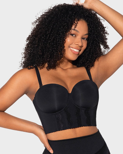 Flawless Fit Low-Back Strapless Bra