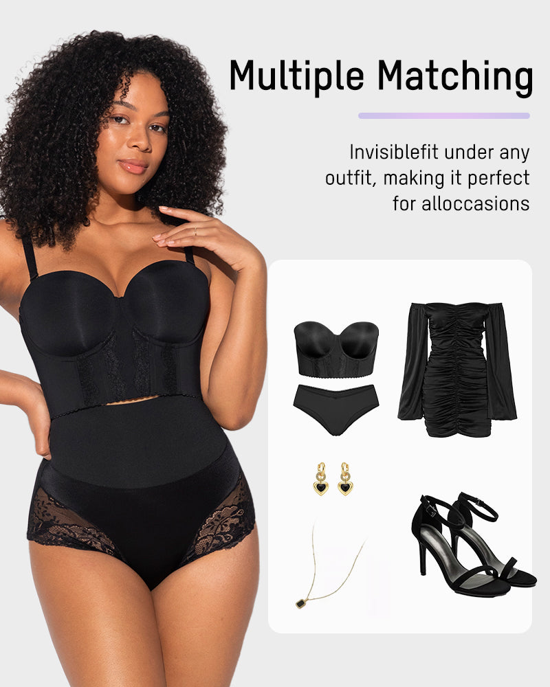 Flawless Fit Low-Back Strapless Bra