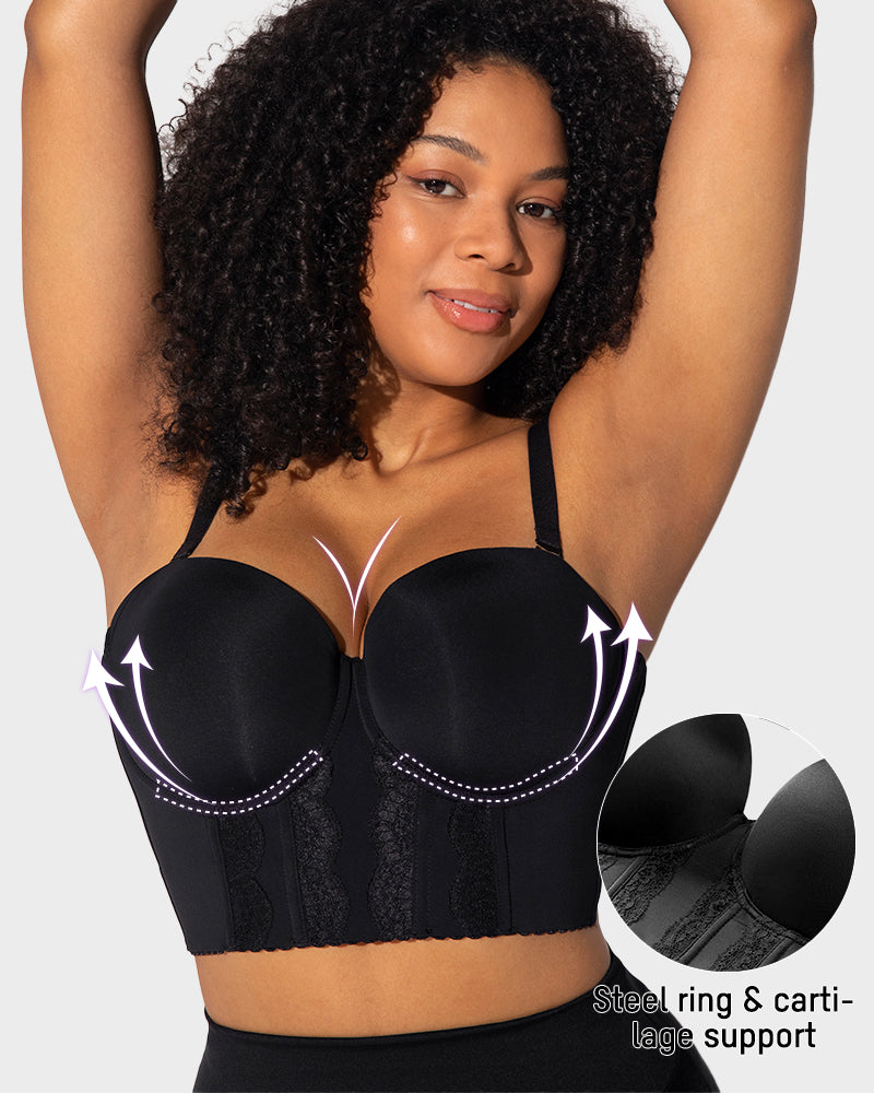 Flawless Fit Low-Back Strapless Bra