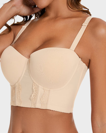 Flawless Fit Low-Back Strapless Bra