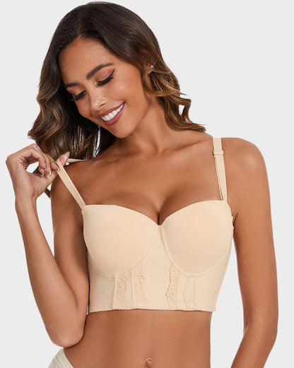 Flawless Fit Low-Back Strapless Bra