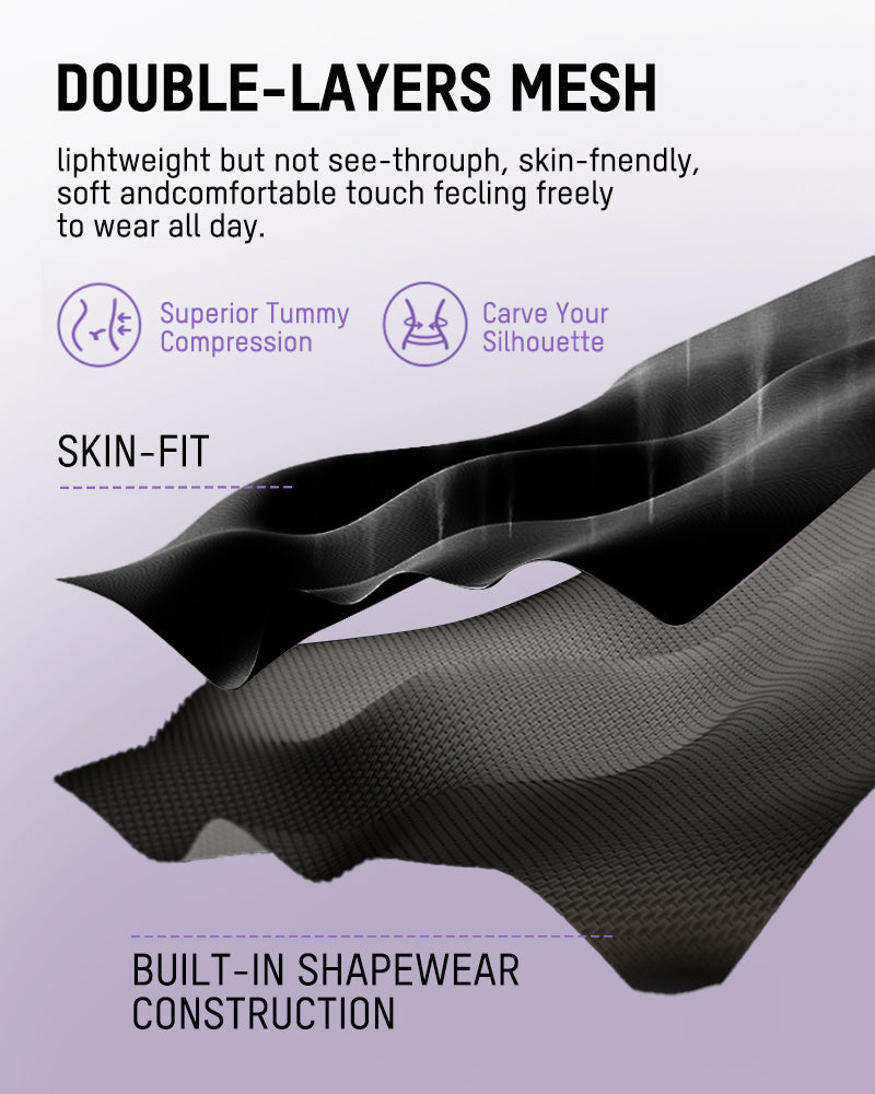 Tummy Control Butt Lifter Shaper with Zipper
