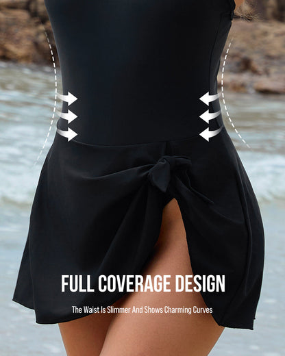Chic Curve-Hugging Tummy Control Swimsuit