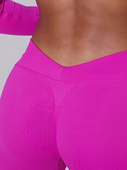 V-Back Sculpt Scrunch Bum Leggings