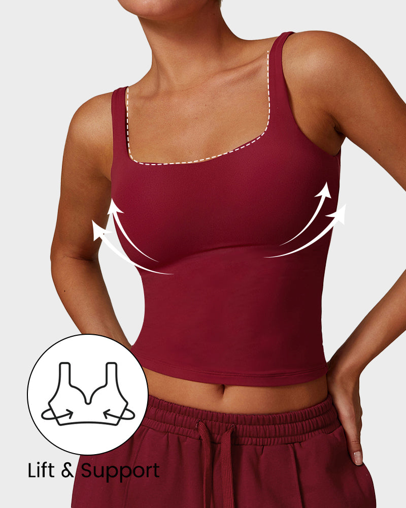 Seamless Padded Fitness Tank Top