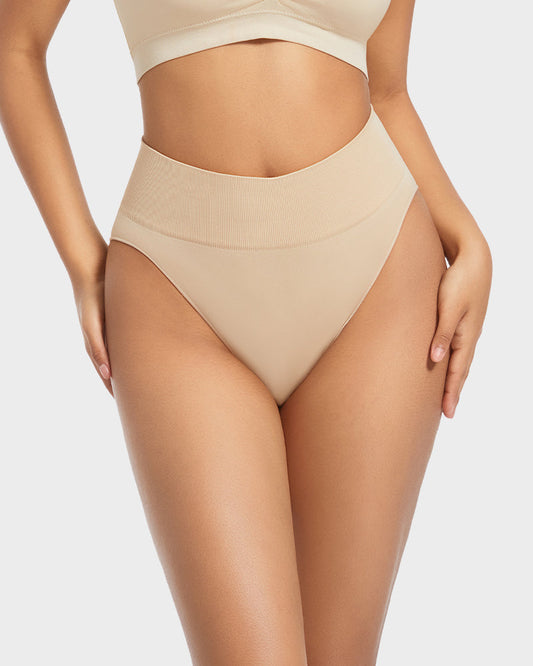 Seamless High Waist Tummy Support Brief Panty