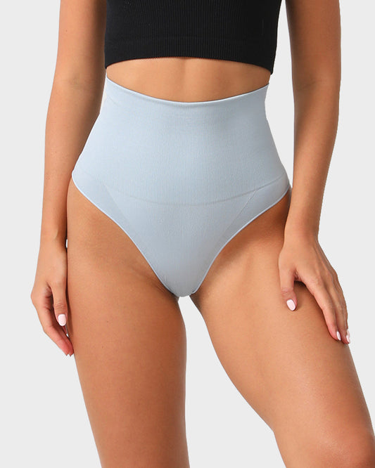 Ultra High-Waist Seamless Tummy Support Thong