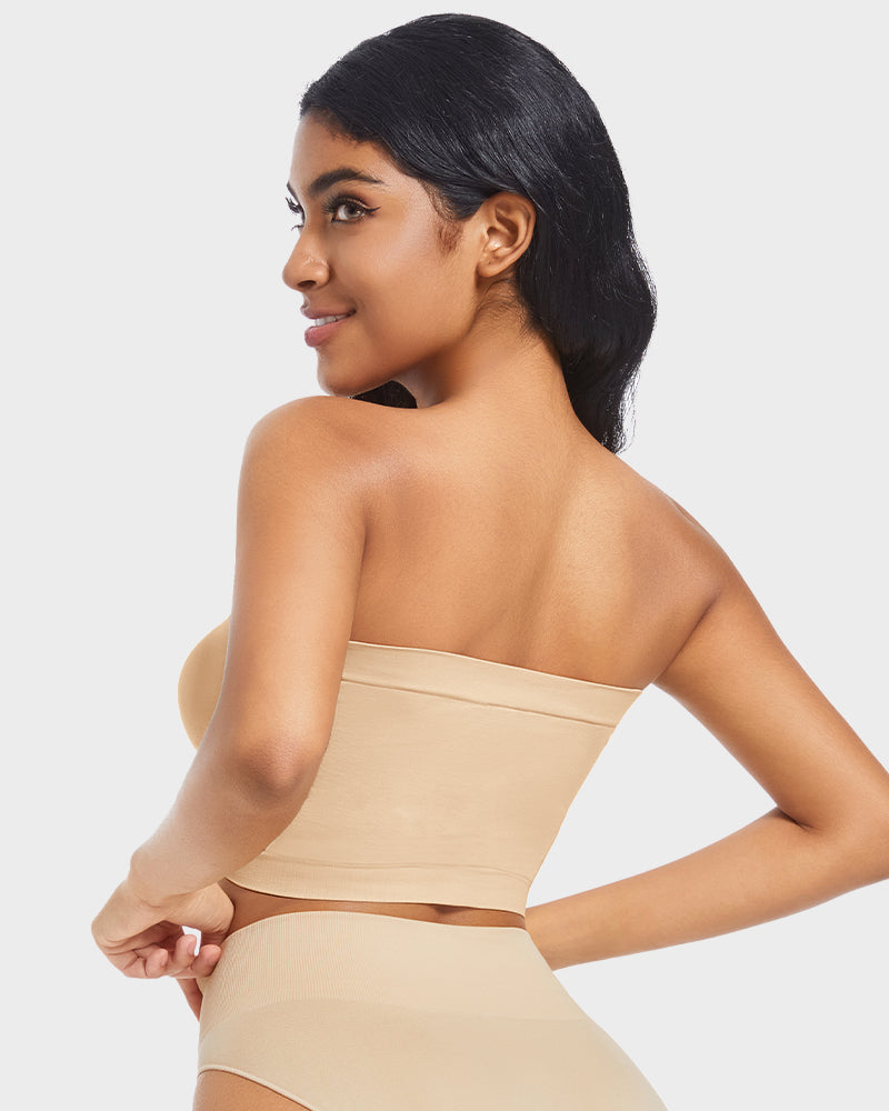 Seamless Strapless Support Bandeau Bra