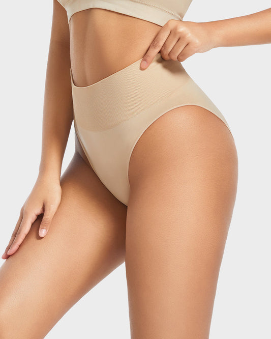 Seamless High Waist Tummy Support Brief Panty