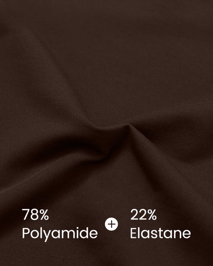 Long Sleeve Mock Neck Fitted Top