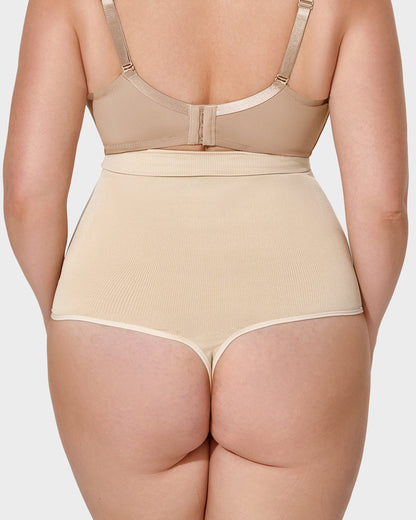 High Waist Tummy Support Thong Panty