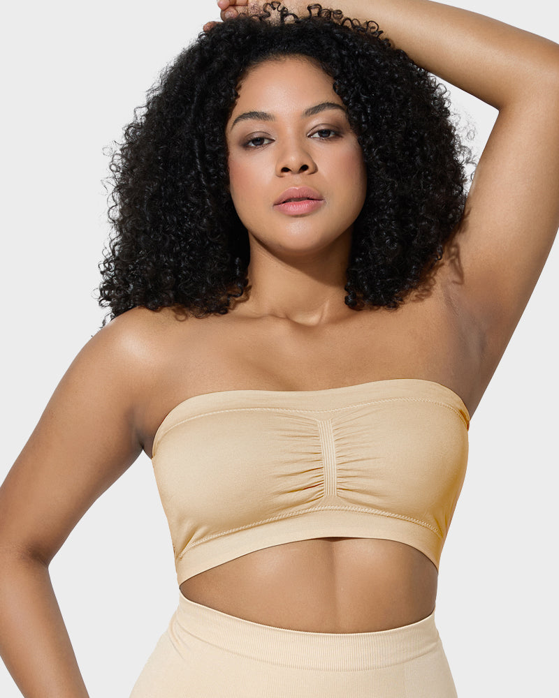 Seamless Strapless Support Bandeau Bra