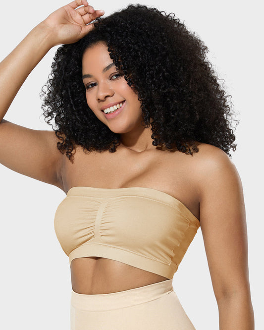 Seamless Strapless Support Bandeau Bra