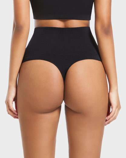 Ultra High-Waist Seamless Tummy Support Thong