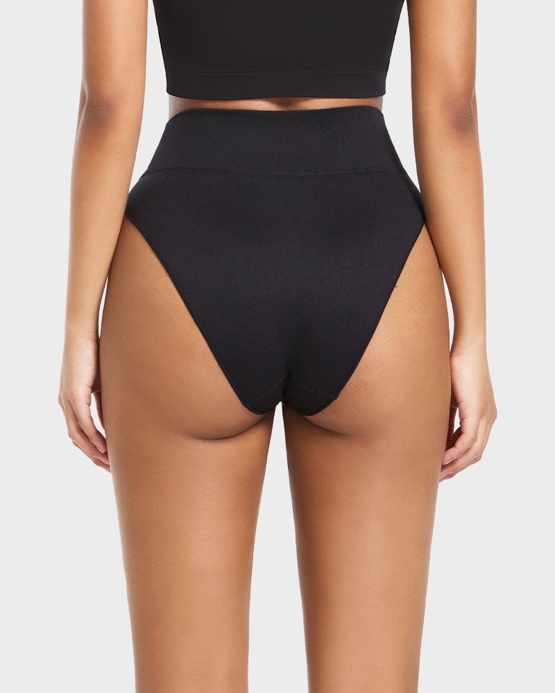 Seamless High Waist Tummy Support Brief Panty