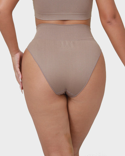 Seamless High Waist Tummy Support Brief Panty