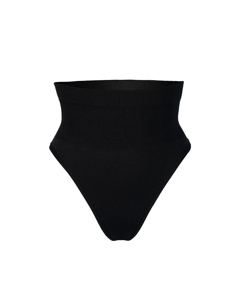 Mid-Waist Tummy Support Thong Panty
